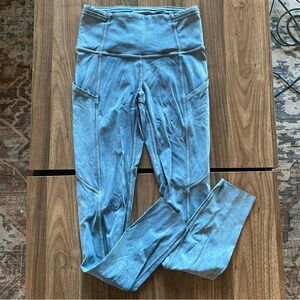Lululemon Fast and Free High Rise Tight 25" *Ice Dye
